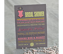 Lingerie Bridal Shower Bachelorette Printable Invitation